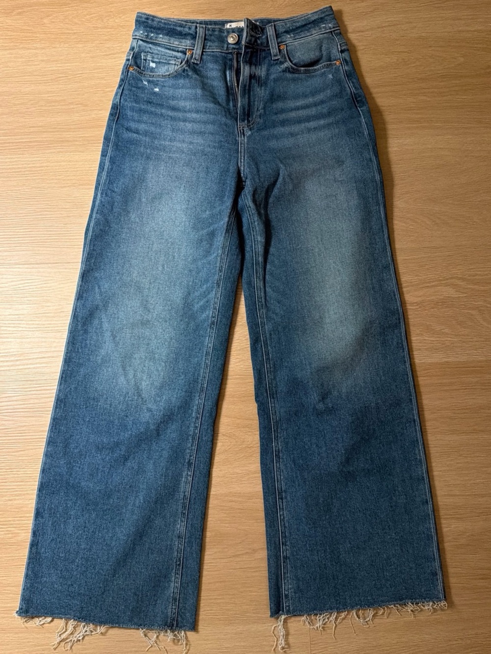 Wide Leg Men's Jeans in Dark Blue